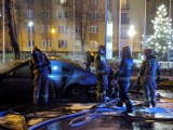 Pożar dwóch samochodów w Częstochowie! Jeden zapalił się od drugiego