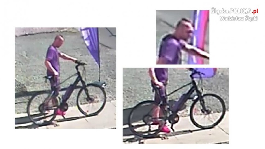 Mężczyzna ze zdjęć podejrzewany jest o kradzież roweru...