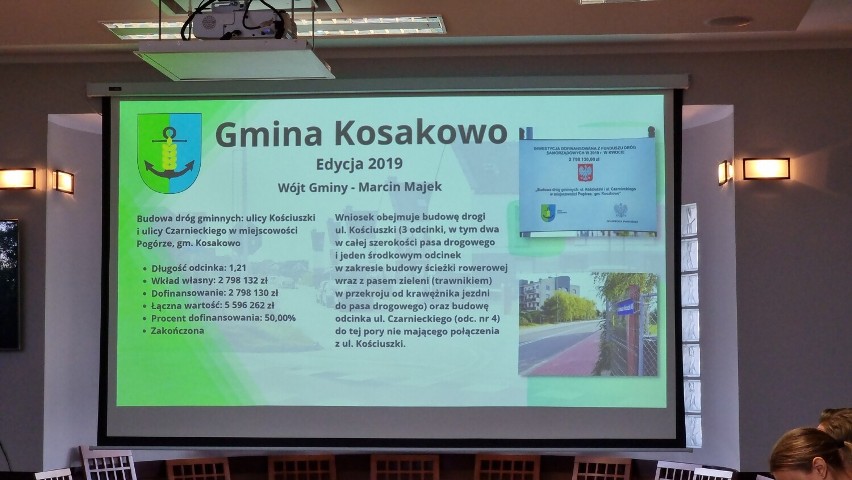 Podpisanie umowy na Chmielną/Paska w gminie Kosakowo oraz konferencja podsumowująca Rządowy Fundusz Rozwoju Dróg - 24 września 2021