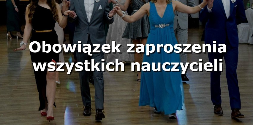 Szkoła często oczekuje, że zostaną zaproszeni wszyscy...