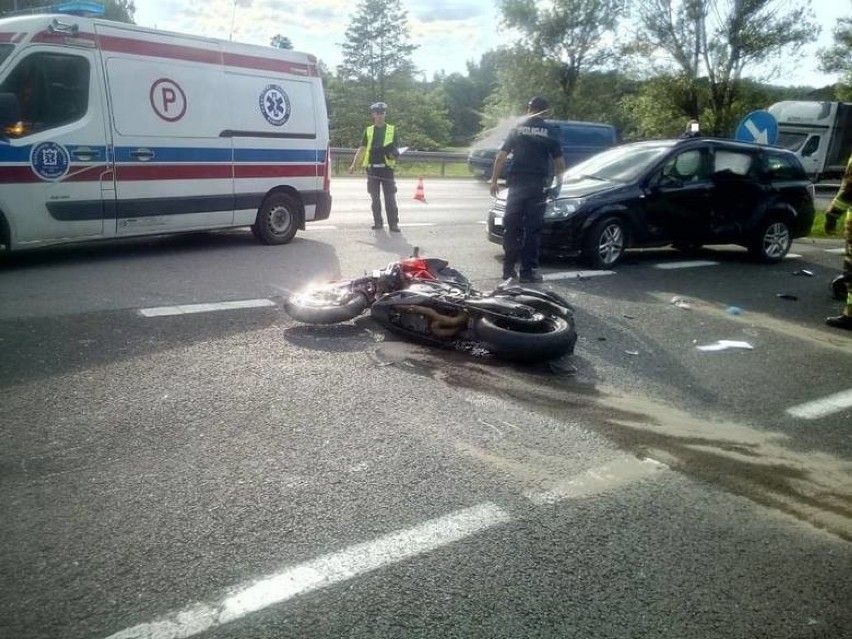 Głogoczów. Śmiertelny wypadek na zakopiance. Motocyklista...