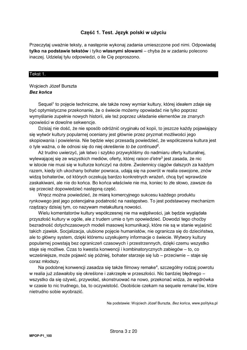 Próbna matura z języka polskiego 2023 - ARKUSZE CKE i KARTA ODPOWIEDZI. Było trudno? Zobacz testy. Jak poradziliście sobie z rozprawką?