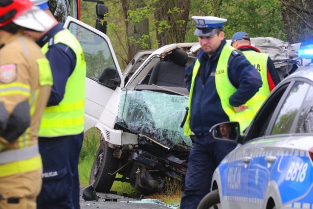 Śmiertelny wypadek na drodze Lisowice - Szczytniki nad Kaczawą