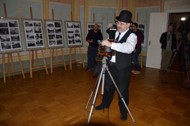 Wystawa starych fotografii Wejherowa autorstwa Augustyna Ziemensa