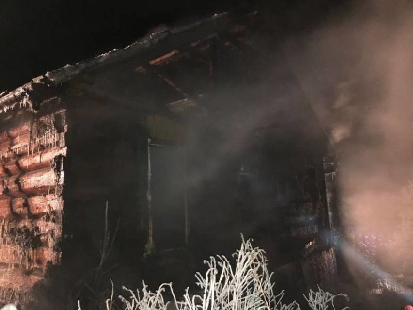 Siedlce. W pożarze drewnianego domu zginął 58-letni mężczyzna