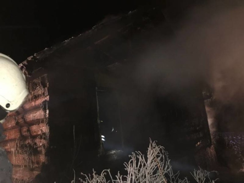 Siedlce. W pożarze drewnianego domu zginął 58-letni mężczyzna