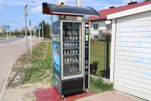 Pierwszy maseczkomat w Rzeszowie zamontowany przy ul. Jana Pawła II