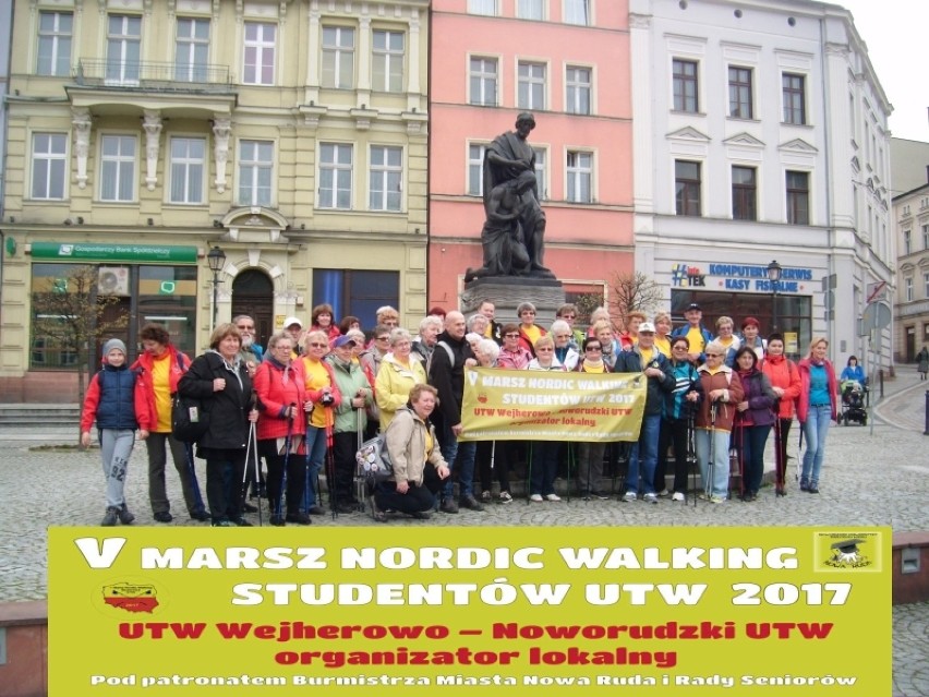 V Marsz Nordic Walking Studentów Uniwersytetów Trzeciego Wieku