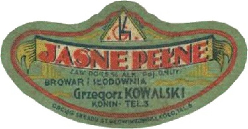 Etykieta piwa z Browaru Grzegorza Kowalskiego