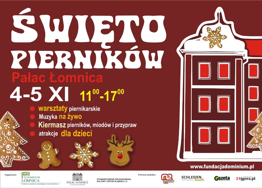 4.– 5.11.2017 Święto Pierników w Pałacu Łomnica