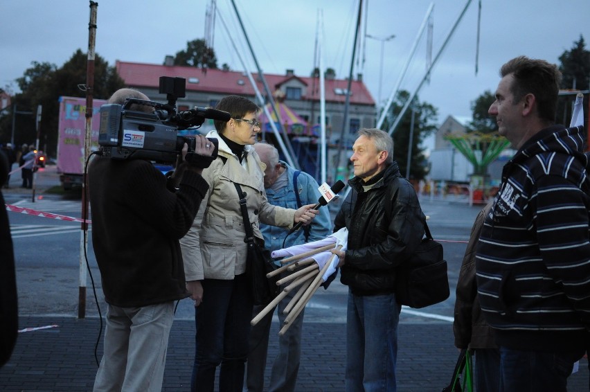 Sieradz manifestował w Warszawie