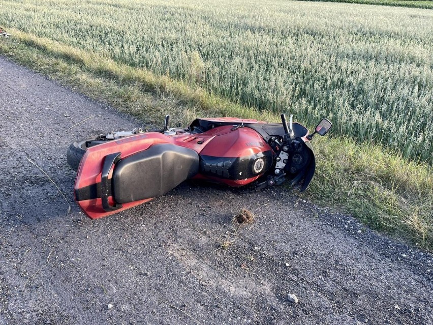 Do wypadku z udziałem motocyklisty doszło w Jastrzębicach