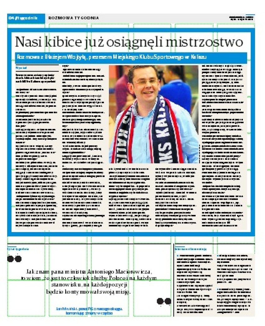 Prezes Miejskiego Klubu Sportowego Błażej Wojtyła szczerze...