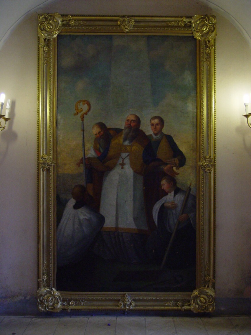 Obraz św. Maternusa w kościele parafialnym w Stroniu Śląskim...