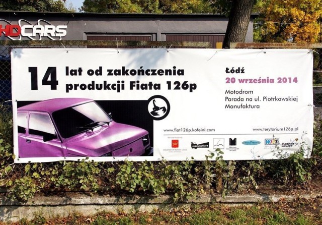 Baner reklamowy Zlotu.
Fot. Mariusz Reczulski