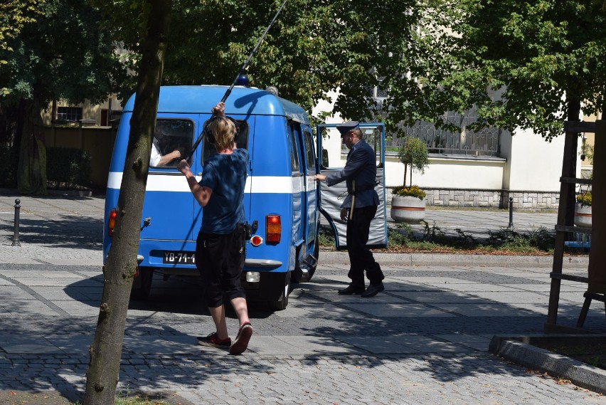 Kręcą "Klechę" z Mirosławem Baką w centrum Częstochowy ZDJĘCIA 