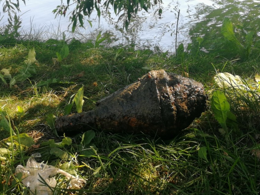 Głowica Panzerfaust z II wojny światowej znaleziona przy...