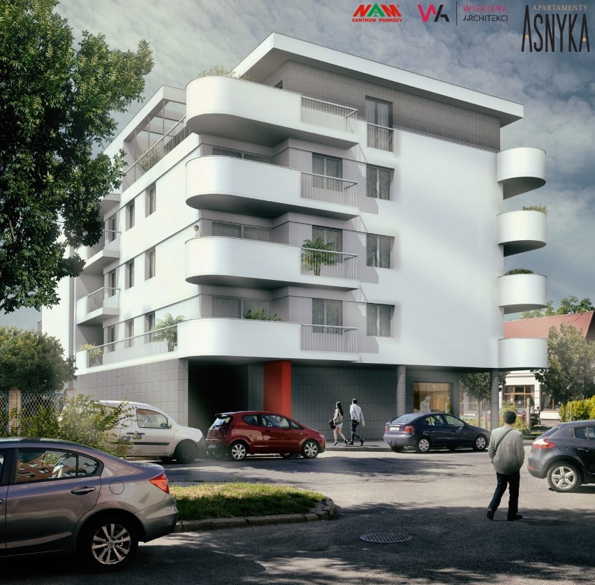 Na ulicy Asnyka ma powstać apartamentowiec