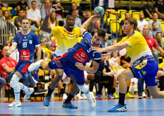 Mecz w ramach 2. kolejki Orlen Superligi w hali AWFiS-u Energa Wybrzeże Gdańsk kontra Kielce Handball