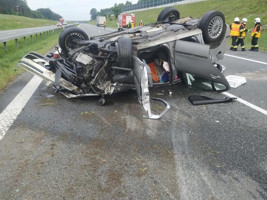 Szczepanów. Wypadek na A4, jedna osoba została ranna [ZDJĘCIA]