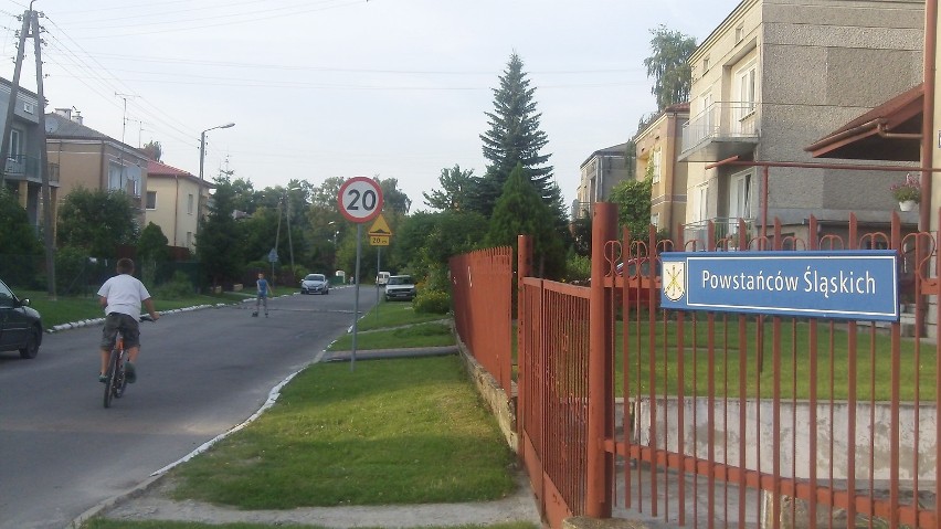 Ulica Powstańców Śląskich w Kraśniku