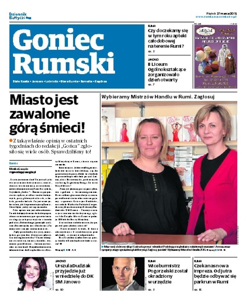 Goniec Rumski: Co w gazecie?