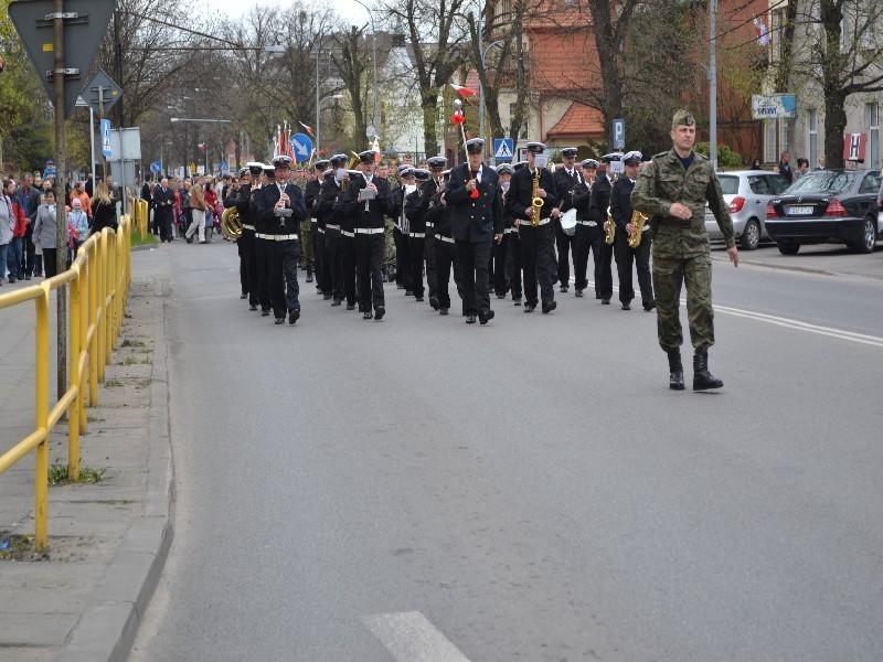 Pruszcz Gd. Parada z orkiestrą, koncert pieśni patriotycznej z okazji 3 Maja