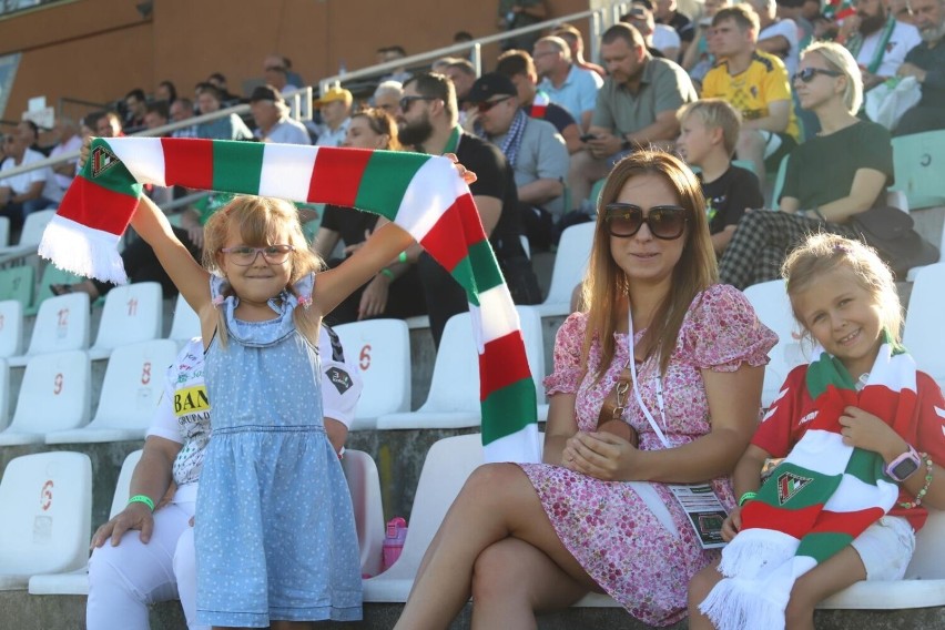 10.08.2022. Kibice na meczu Zagłębie Sosnowiec - GKS Tychy....