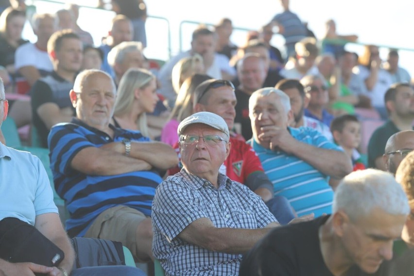 10.08.2022. Kibice na meczu Zagłębie Sosnowiec - GKS Tychy....