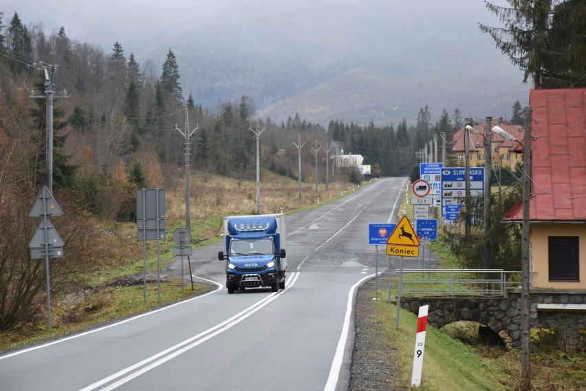 Przejście graniczne w Jurgowie 2 listopada 2020