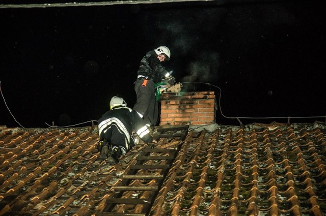 Pożar w miejscowości Bobrówko