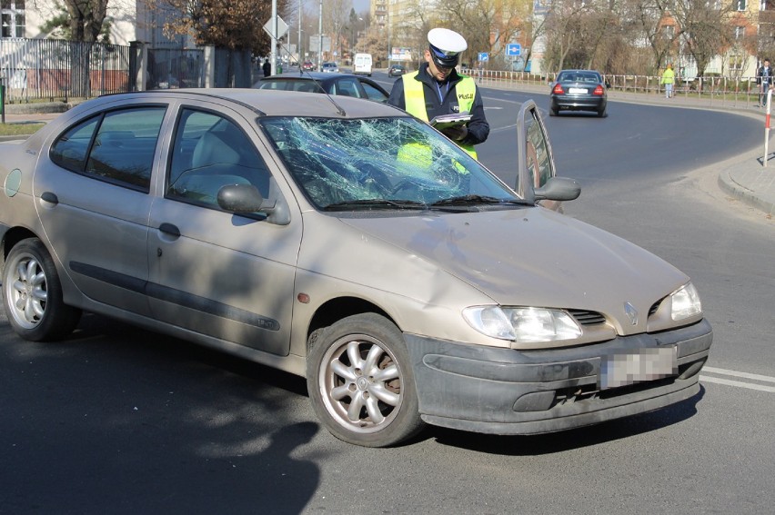 Potrącenie rowerzysty przy ul. Wojska Polskiego