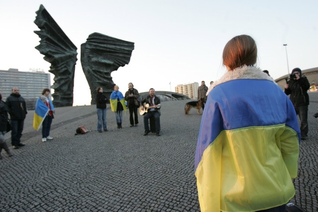 Katowice solidarne z Ukrainą, czyli Śląski Majdan