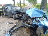 Wypadek koło Gajewka. Dwie osoby zostały ranne [ZDJĘCIA]