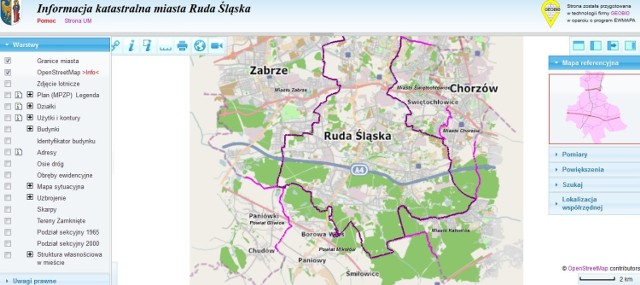 System Informacji Przestrzennej w Rudzie Śląskiej ma zastąpić dotychczasowy geoportal