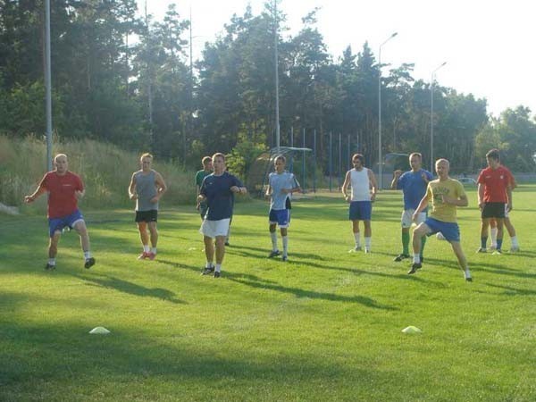 Pierwszy trening IV - ligowej Olimpii Truskolasy