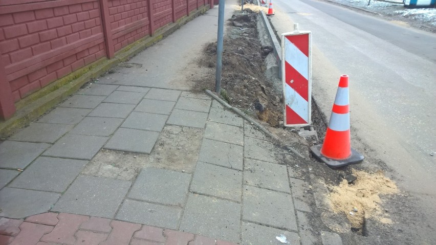 Chodnik przy ulicy Bolesława Chrobrego będzie miał po remoncie cztery oblicza