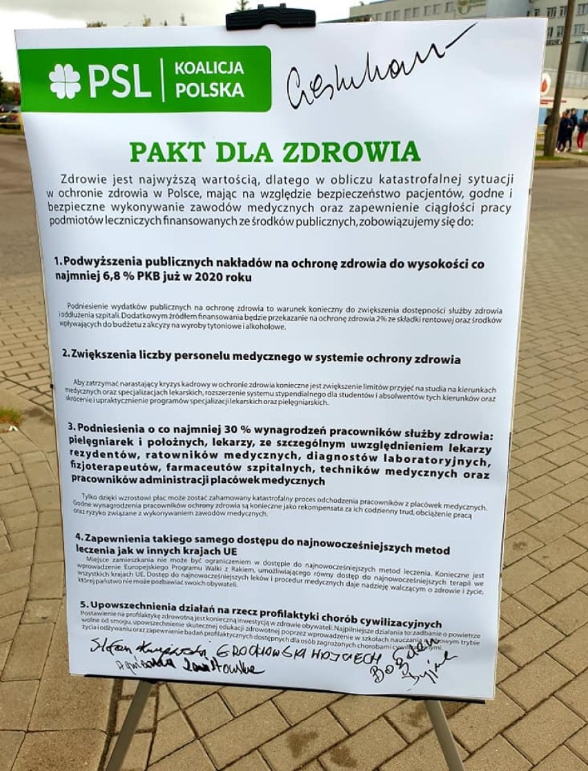 Wybory Parlamentarne 2019. Kandydaci PSL chcą zadbać o służbę zdrowia