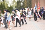 3 maja w Myszkowie - ZDJĘCIA z obchodów. Msza, uroczystości przed pomnikami, przemarsz