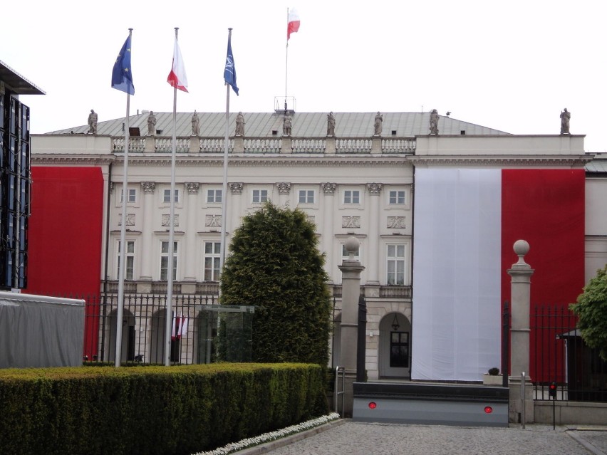 2 Maja 2014. Dzień Flagi Rzeczypospolitej Polskiej.Prezydent...