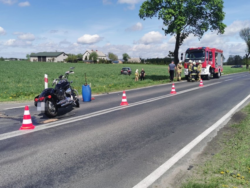 Wypadek na drodze Lipno - Rypin