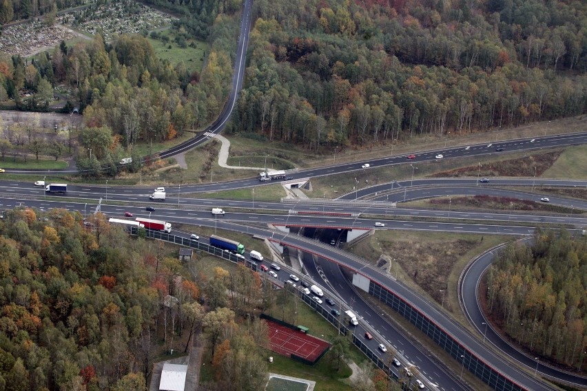 Węzeł Murckowska: od tego miejsca zaczyna się odcinek A4...