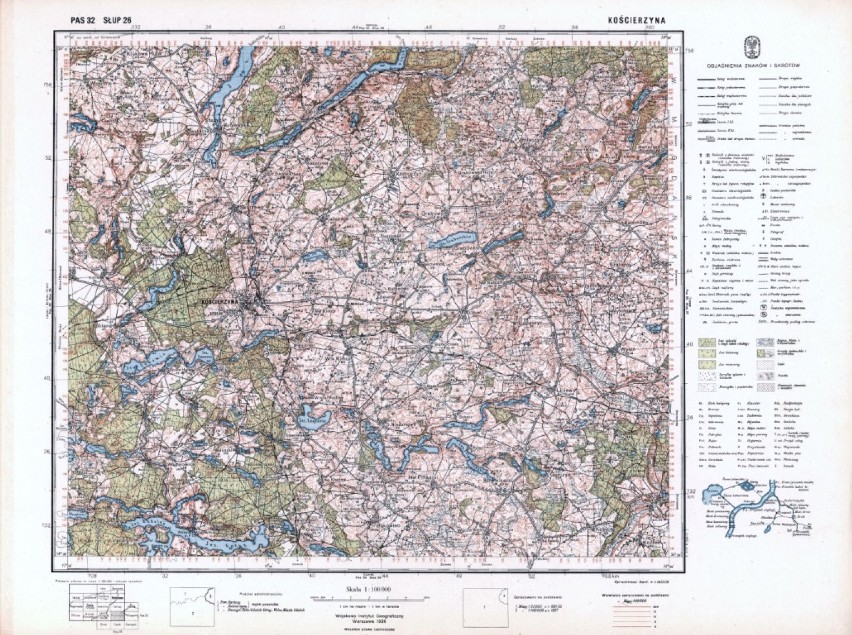Historyczne mapy Kościerzyny to prawdziwe perełki