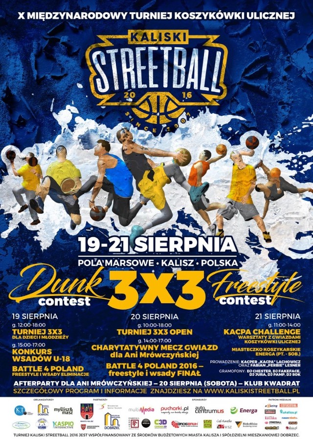 Kaliski Streetball 2016. Święto ulicznej koszykówki w Kaliszu