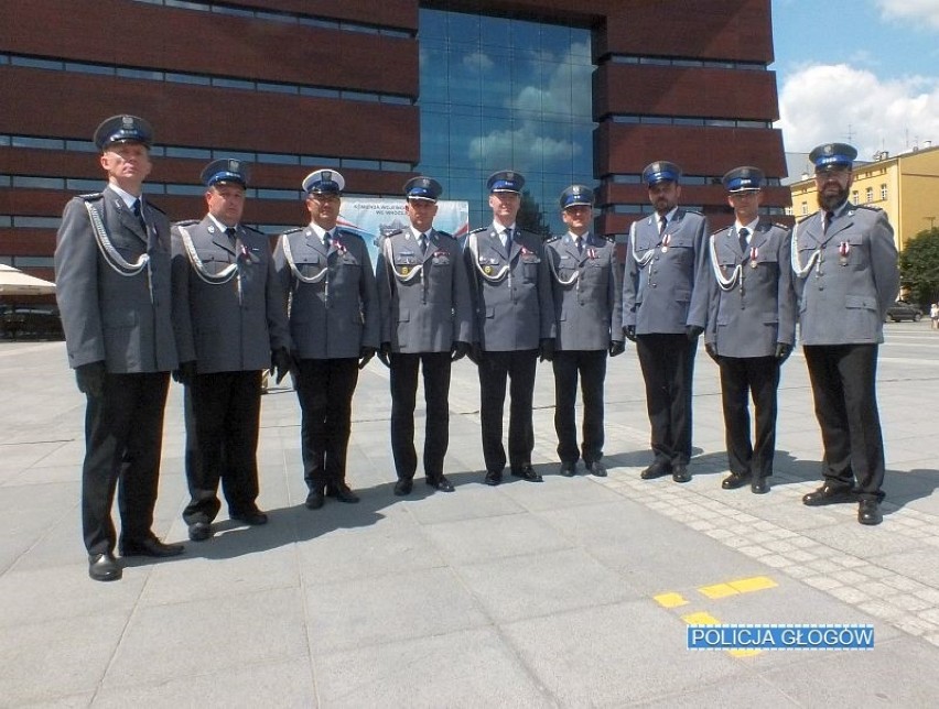 Głogowscy funkcjonariusze wśród awansowanych na święcie policji we Wrocławiu