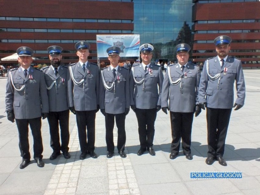 Głogowscy funkcjonariusze wśród awansowanych na święcie policji we Wrocławiu