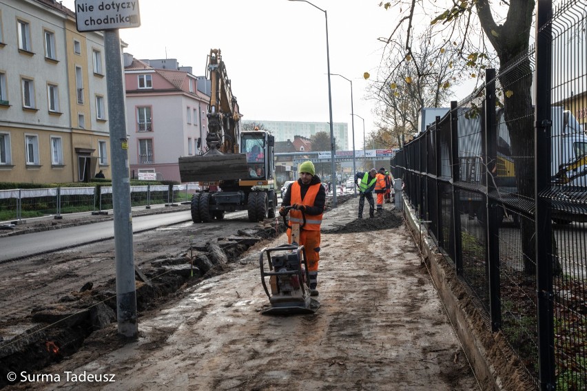 Remont ulicy Pierwszej Brygady w Stargardzie 