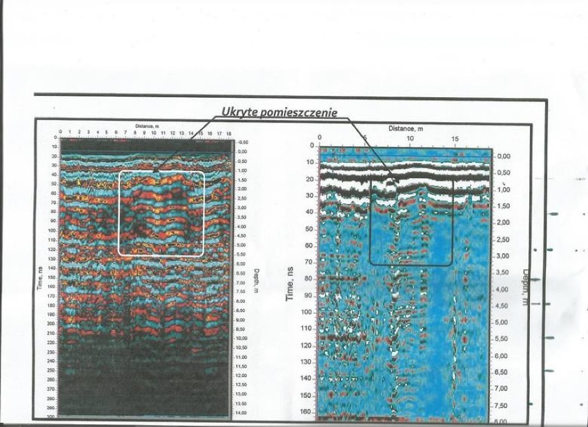Obraz z georadaru w Mamerkach