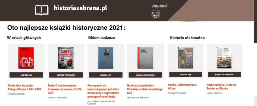 Znamy wyniki plebiscytu Historia Zebrana. Wśród zwycięzców Leszek Jodliński i jego książka „Puste krzesła. Historie Żydów ze Śląska” 