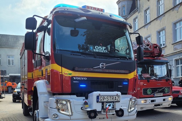 Pożar gasiły zastępy strażackie JRG Kwidzyn oraz OSP Kwidzyn